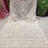 Georgette_bell_sleeves_kurti_with_pearl_work