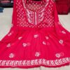 Georgette_short_gown_with_chikankari_work