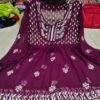 Georgette_short_gown_with_chikankari_work
