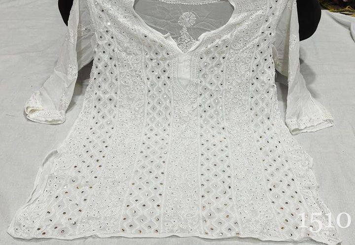 Vescouse_short_top__Mukesh_work_with_chikankari_work