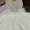 Georgette_bell_sleeves_gown_with_chikankari_work
