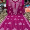Georgette_gala_buti_kurti_with_chikankari_work