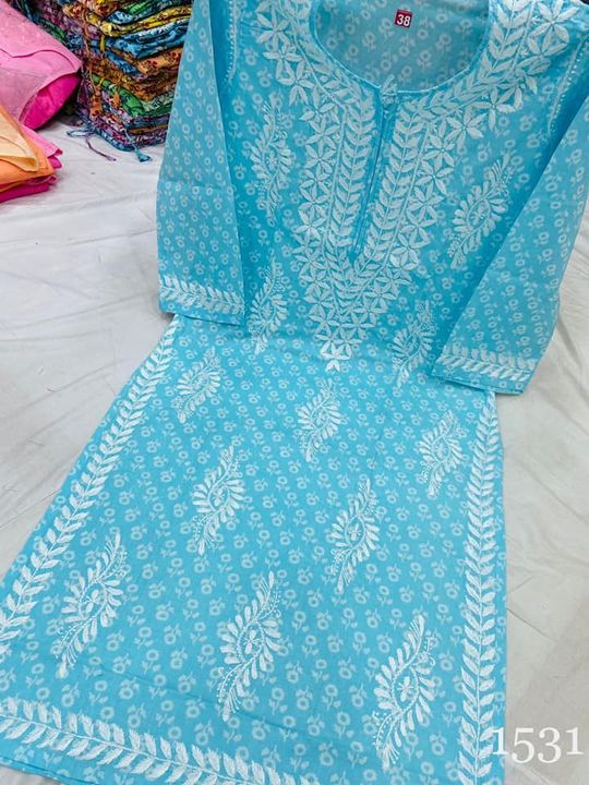 Soft_mul_mul_cotton_kurti_chikankari_work