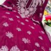 Georgette_gala_buti_kurti_with_chikankari_work