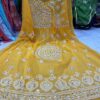 Georgette_bell_sleeves_gown_with_mirror_chikankari_work