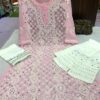Georgette_panel_kurti_with_mirror_chikankari_work