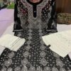 Georgette_panel_kurti_with_mirror_chikankari_work