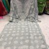 Georgette_bell_sleeves_kurti_with_chikankari_work