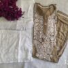 Rayon_gala_buti_kurti_with_chikankari_work