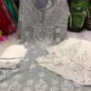 Georgette_kurti__mirror_with_chikankari__work