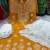 Georgette_kurti__mirror_with_chikankari__work