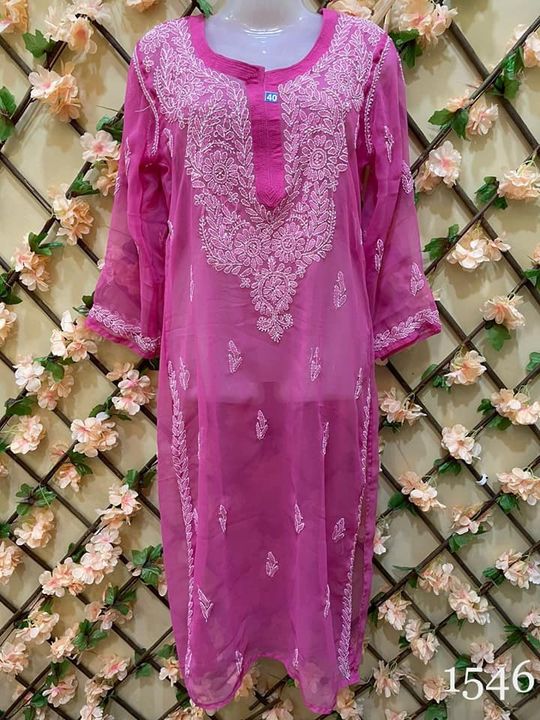 Georgette_gala_buti_kurti_with_chikankari__work_/