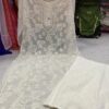 Georgette_jaal_kurti_and_Cotton_plazo_set_with_chikankari_work