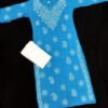 Chanderi_cotton_kurti_with_chikankari_work