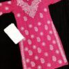 Chanderi_cotton_kurti_with_chikankari_work