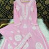 Rayon_kurti_plazo_set_with_chikankari_work
