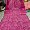 Teri_rubia_cotton_jaal_kurti_with_stone_and_chikankari_work
