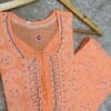 Teri_rubia_cotton_jaal_kurti_with_stone_and_chikankari_work