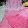 Georgette_kurti_Sharara_dye_set_with_chikankari__work