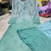 Georgette_kurti_Sharara_dye_set_with_chikankari__work