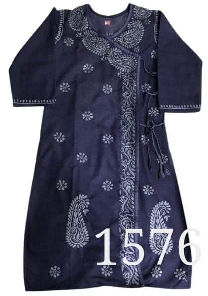 Premium_denim_angrakha_style_kurti__with_chikankari__work