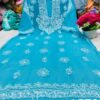 Georgette_gala_buti_kurti_with_chikankari__work