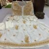 Georgette_machine_chikankari_work_gown