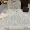 Georgette_machine_chikankari_work_gown