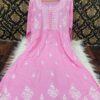 Rayon_crochet_button_nd_pocket_gown_with_chikankari__work