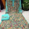 Georgette_faizia_jaal_kurti_stol_with_chikankari__work