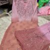 Georgette_kurti_with_Sharara_dye_set_with_chikankari_mirror_work
