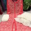 Georgette_front_open_pearl_kurti_with_chikankari__work