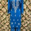 Rayon_kurti_plazo_set_with_chikankari_work