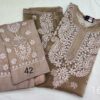 Organza_long_kurti_pants_set_with_finest_quality_intricate_chikankari_hand_embroidery