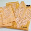 Organza_long_kurti_pants_set_with_finest_quality_intricate_chikankari_hand_embroidery