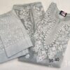 Organza_long_kurti_pants_set_with_finest_quality_intricate_chikankari_hand_embroidery