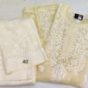 Organza_long_kurti_pants_set_with_finest_quality_intricate_chikankari_hand_embroidery