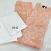 Organza_long_kurti_with_laycra_cotton_strechble_pants_set_with_finest_quality_intricate_chikankari_hand_embroidery_with_mukaish_work