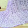 Georgette_Heavy_border_Full_jaal_saree_with_mirror_work