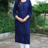 Rayon_kurti_with_chikankari__mukaish__work