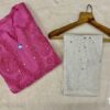 Rayon_kurti_with_chikankari__mukaish__work