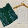 Rayon_kurti_with_chikankari__mukaish__work