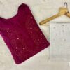 Rayon_kurti_with_chikankari__mukaish__work