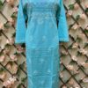 V_lace_dobby_cotton_chikankari_kurti