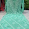 Georgette_rose_chari_chikankari_kurti