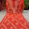 Georgette_rose_chari_chikankari_kurti