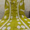 Rayon_A_line_chikankari_kurti_frock_ghaspatti_embroidery