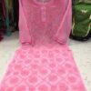 Georgette_tone_to_tone_Patti_chaukadi_chikankari_kurti