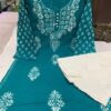 Cotton_pintex_sleeves_chikankari_kurti