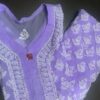 Georgette_buti_jaal_Chikankari_kurti